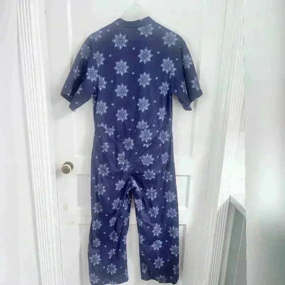 THE KIT. Floral Blue Issa Jumpsuit RARE Size XS - Picture 4 of 5